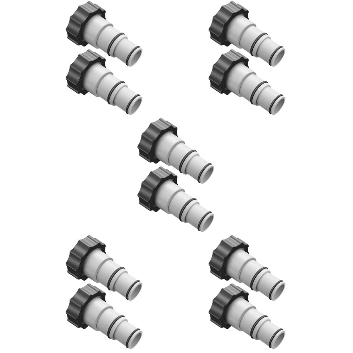Toddmomy Adaptador De Bomba De Filtro De Piscina Conector para Mangueras Compatible con Accesorios De Depuradora Y Instalación 2 Piezas X 5