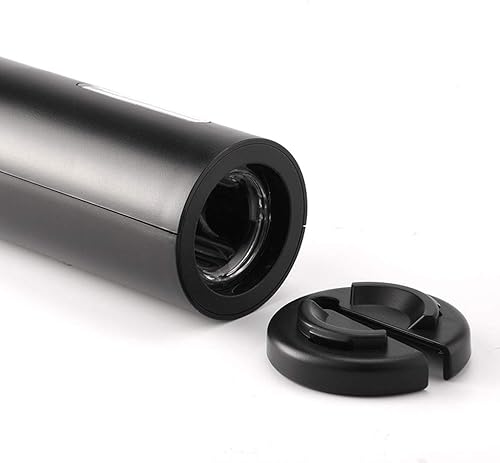 Miniatura 2 de Abuzhen Abridor de vino eléctrico, funciona con pilas, abridor de vino automático inalámbrico eléctrico con cortador de lámina, abridor de botellas