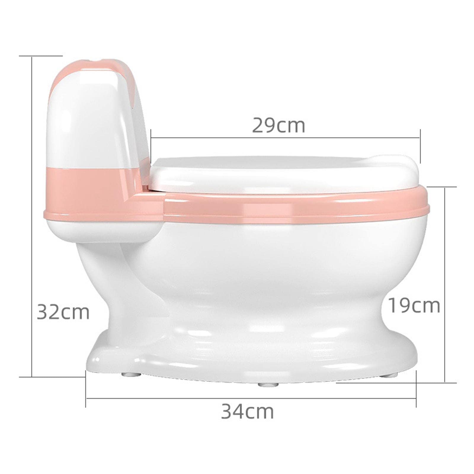 Amagogo Realistisches Töpfchen für Kleinkinder, Bequemes Und Realistisches Töpfchen mit Lebensechtem Gefühl, Fürs Schlafzimmer, für Mädchen Und Jungen