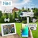 Sainlogic WiFi Weather Station with 8.3 inch Large Display Wireless Weather Station, Indoor Outdoor Remote Monitoring System, Rain Gauge and Temperature Wind Gauge, Wunderground(White)