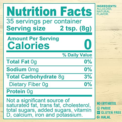 SPLENDA Allulose Plant Based Zero Calorie Sweetener for Baking & Beverages, 9.8 Ounce Jar - Image 2