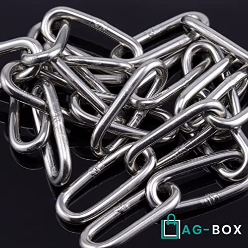 Ankerkette AG-BOX Kette langgliedrig 2 mm Edelstahl A4 V4A