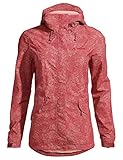 Color: Rosa Dusty VAUDE Chaqueta Rosemoor AOP para Mujer, Rosa pálido, 44