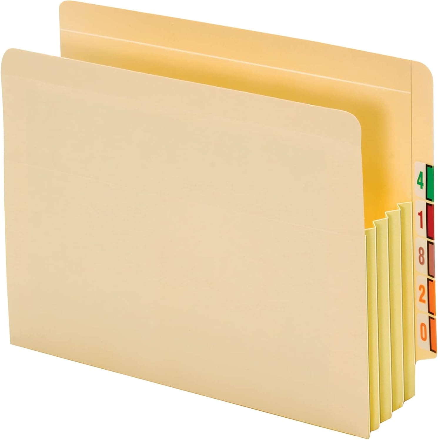 Globe-Weis Tyvek Gussets End Tab Manila Pockets (65164GW)