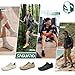 Imagen de SAGUARO Barefoot Zapatillas de Trail Hombre Mujer Zapatos de Deporte Transpirable Antideslizante Calzado Minimalistas Marrón 39 EU