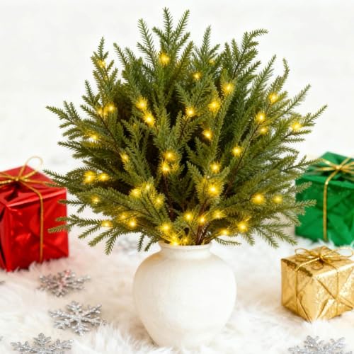 Branches de Noël lumineuses : finis les aiguilles de sapin à ramasser - 4