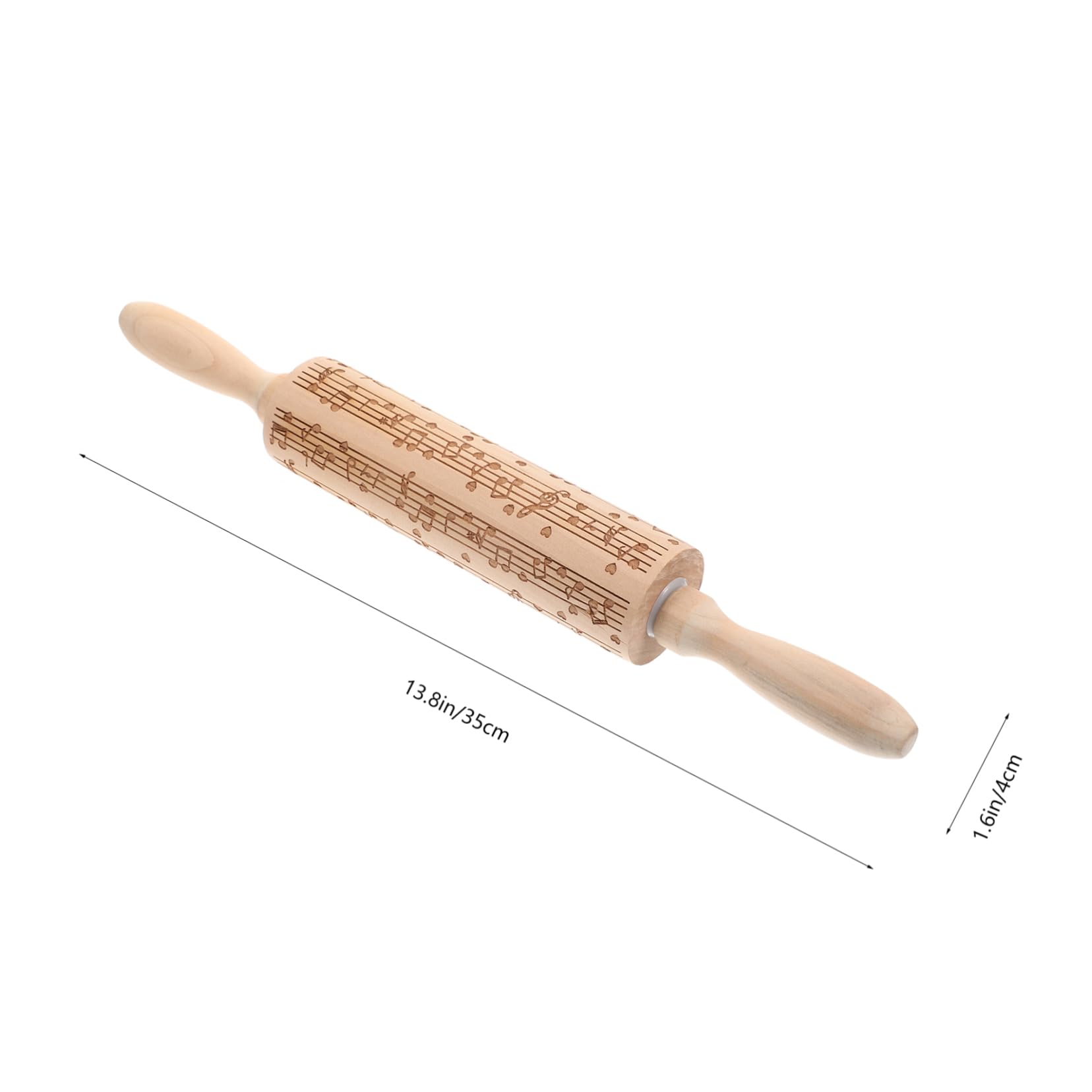 Alipis 5St geschnitztes Nudelholz Weihnachten Nudelholz glatter Teigroller gravierte Prägewalze Rollstock küchenmaschiene kochgeschirr werkzeug Fondantroller Mehrzweck-Nudelholz Holzwalze