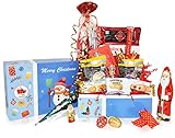 New Year Chocolate & Snacks Variety Gift Care Package Gift Box Basket - Gifts Baskets for Family,...