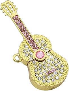 32GB Metal Guitar Model 3.0 USB Flash Drive Pen Drive Data Storage Thumb Drive Memory Stick USB Drive USB Stick USB 3.0 Flash Drive PenDrive U Disk Flash Memory Flash Disk - Gold