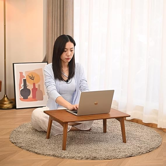 Image of Sheesham Wood Creation Center Table for Home & Office, PureCraft Elite Wooden Coffee Table|Tea Table Teapoy