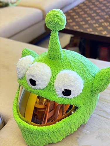 Allfra Cartoon Motorcycle Helmet Protective Cover,Motorcycle Full Helmet Cap Gift,Motorcycle Helmet Four Seasons Fun Accessories (Excluding Helmet),Pink #TOP4