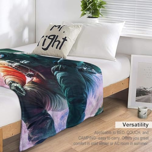 Couverture astronaute 180x200 cm douce pour lit - 6