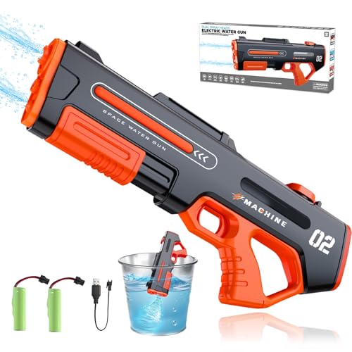 Electric Water Gun For Kids & Adults,Water Gun With Automatic Reload & 3 Shooting Modes,Powerful...