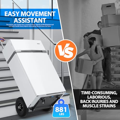 Carretilla motorizada 1200W para escaleras 880 lbs miniatura 3