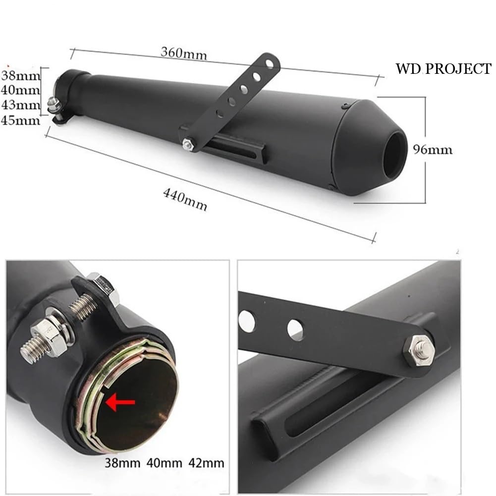 rura wydechowa Do Racer Bobber CG125 SR400