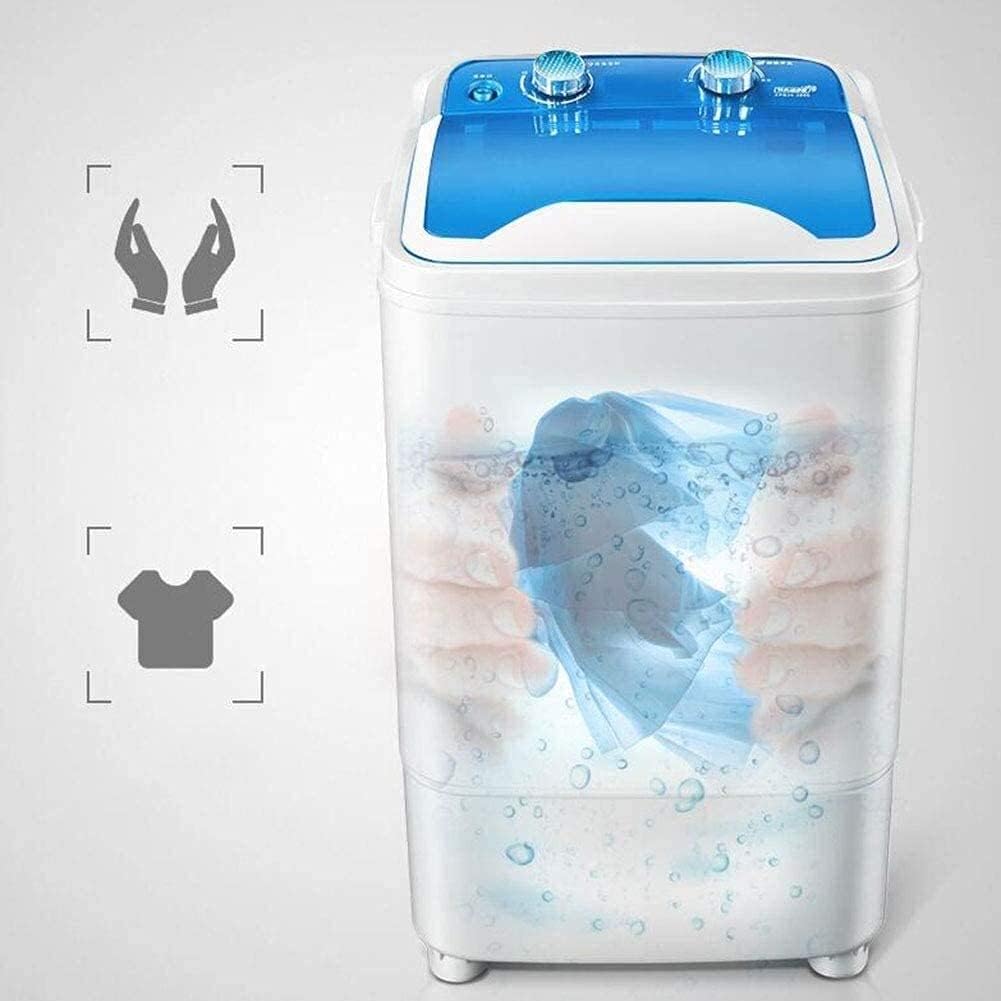 Machine À Laver Portable 7 Kg Capacité Totale Cuve Simple Lavage Et Essorage Déshydratation Nettoyage en Profondeur UV Compact pour Camping Dortoirs Appartements Chambres Universitaires