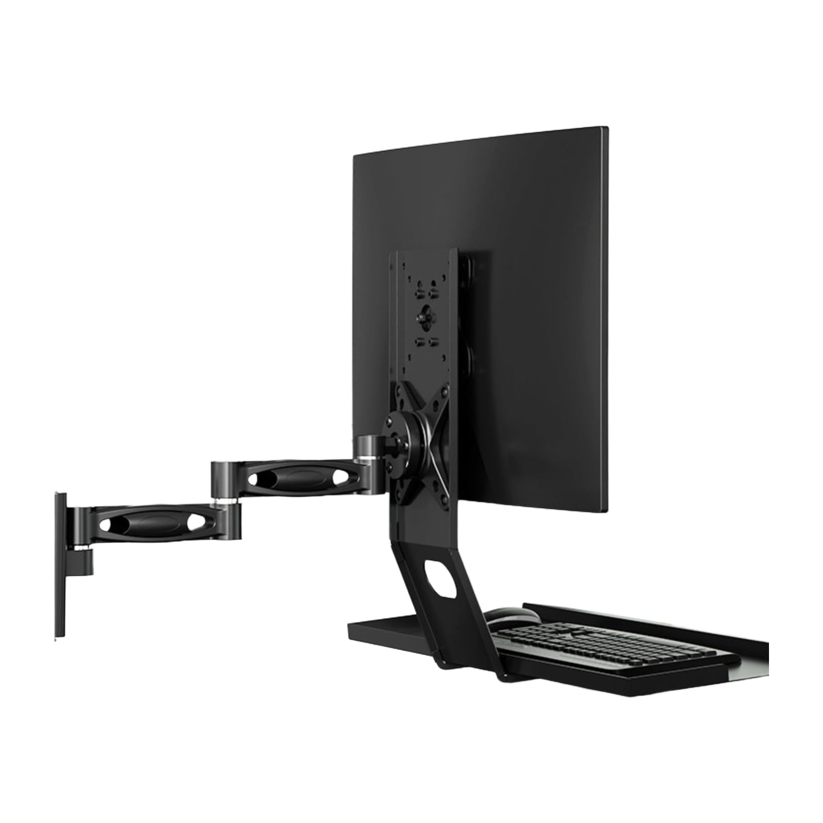 Monitoreo de Bracket(Clamp Table with Two Arms+Small 13-32"10KG)