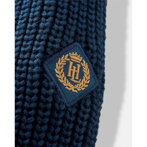 Golant Quarter Zip Ribbed Knit - Navy Blue4