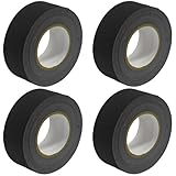 Seismic Audio - SeismicTape-Black602-4Pack - 4 Pack of 2 Inch Black Gaffer's Tape - 60 Yards per Roll