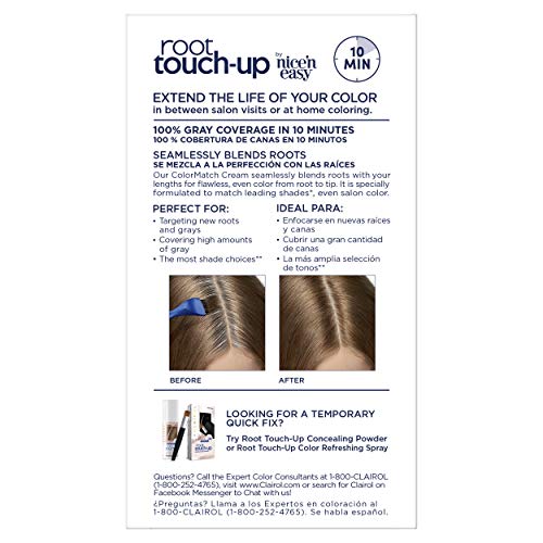 Clairol Root Touch-Up By Nice'n Easy Permanent Hair Dye, 6G Light Golden Brown Hair Color, Pack Of 2 #TOP1