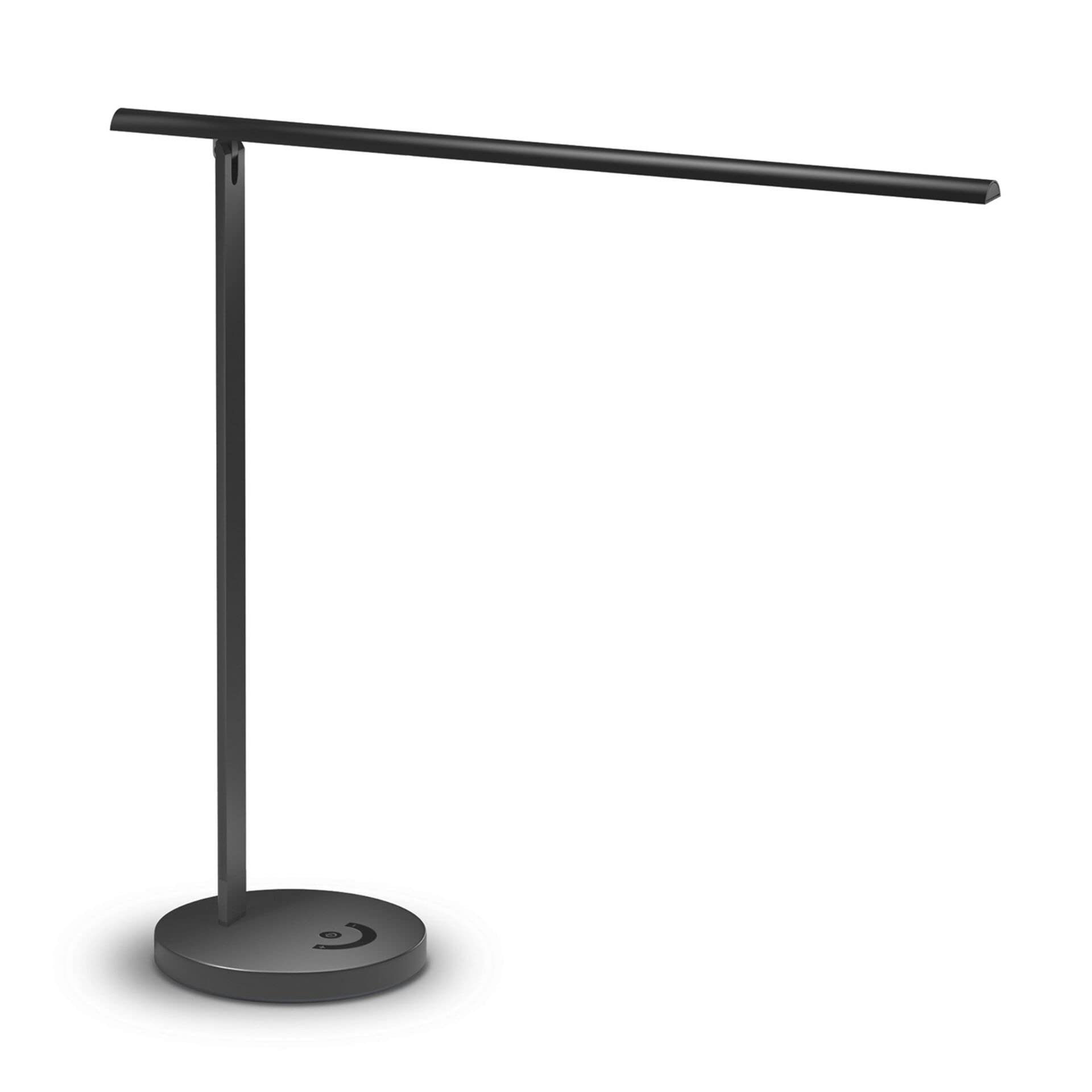 meross Smart LED Schreibtischlampe mit Sprachsteuerung, App Steuerung, Dimmbare Leselampe, Tageslichtlampe für Schreibtisch, Nachttisch, kompatibel mit HomeKit, Alexa, Google und SmartThings, Schwarz