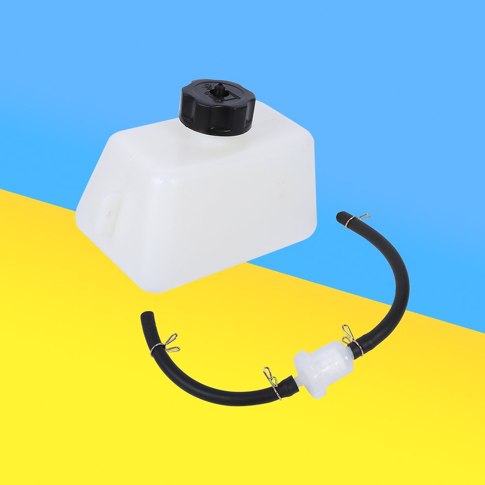 serbatoio benzina 1 litri + Tubo flessibile del filtro del serbatoio del carburante per gas 49 per bici per bambini Mini Moto a 2 tempi