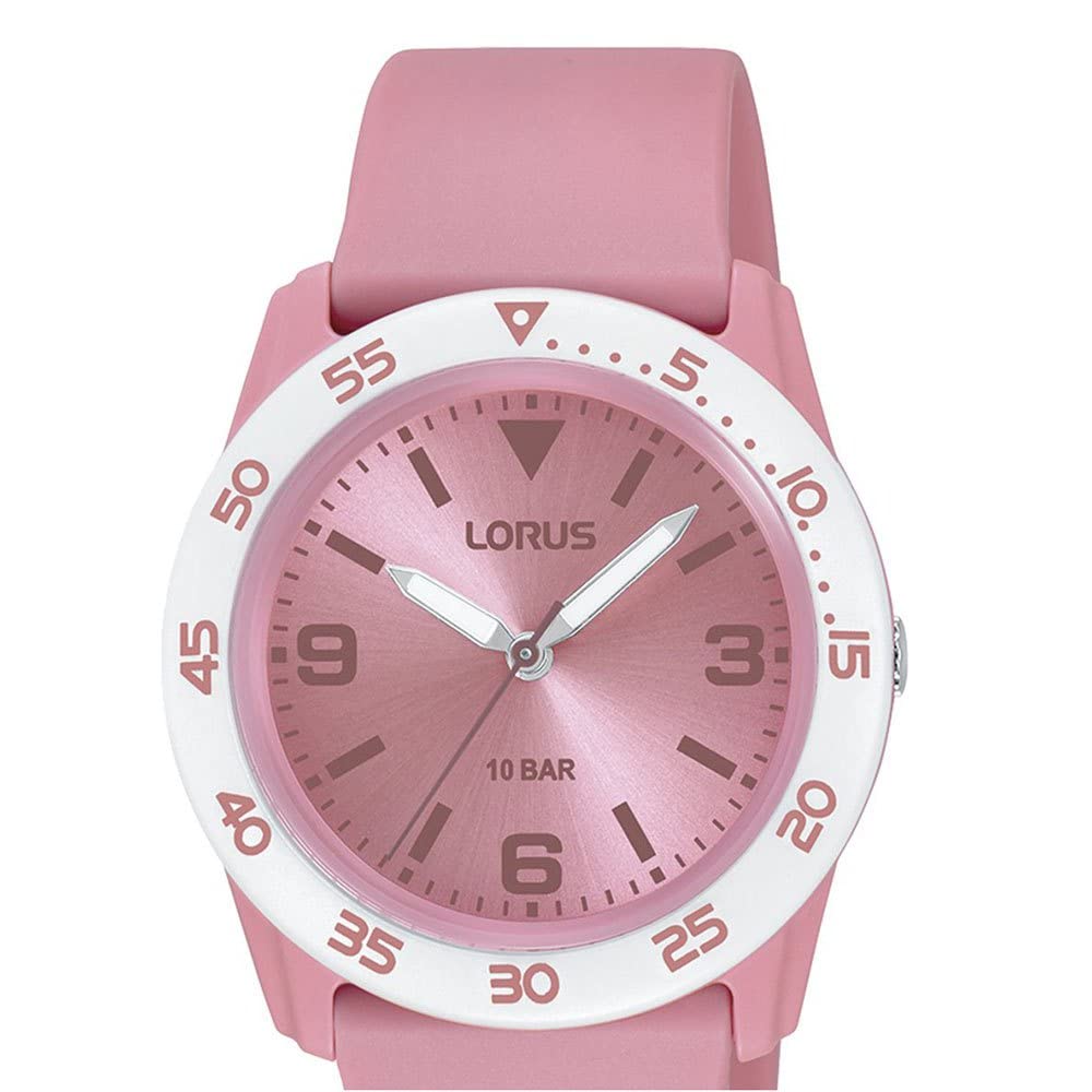 Lorus Orologio analogico al quarzo da bambino con cinturino in silicone