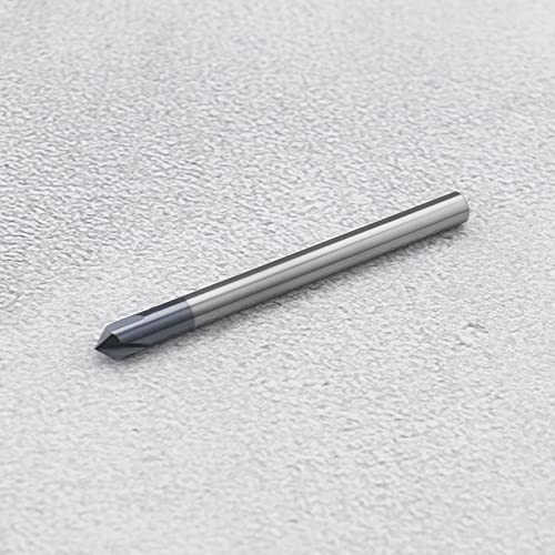Image of ECSiNG 90 3 Flutes Chamfer End Mill 90 Degree Milling Cutter V Groove Router Bit Milling Accessories for Carving V Groove CNC Lettering And Signs