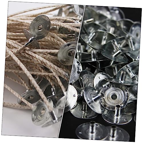 Base metálica para mechas de vela con 400 piezas miniatura 4