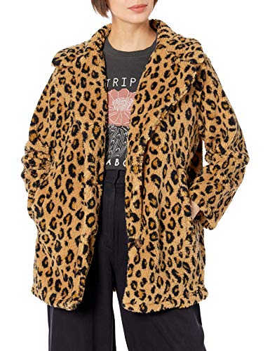 Billabong Women's The Brighton Fleece Jacket, Tan, S