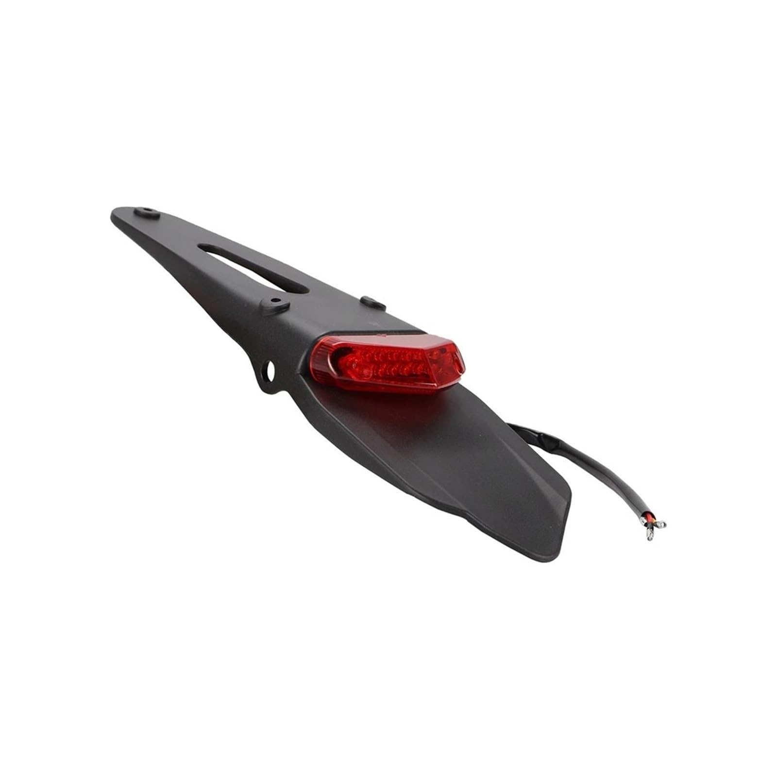 Fanale Posteriore Universale Per Moto LED E Parafango Stop Enduro Dirt Bike MX Trail(ROSSO)
