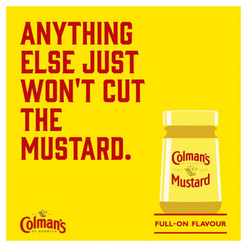 Colman's Original English Mustard 4 x 100 g