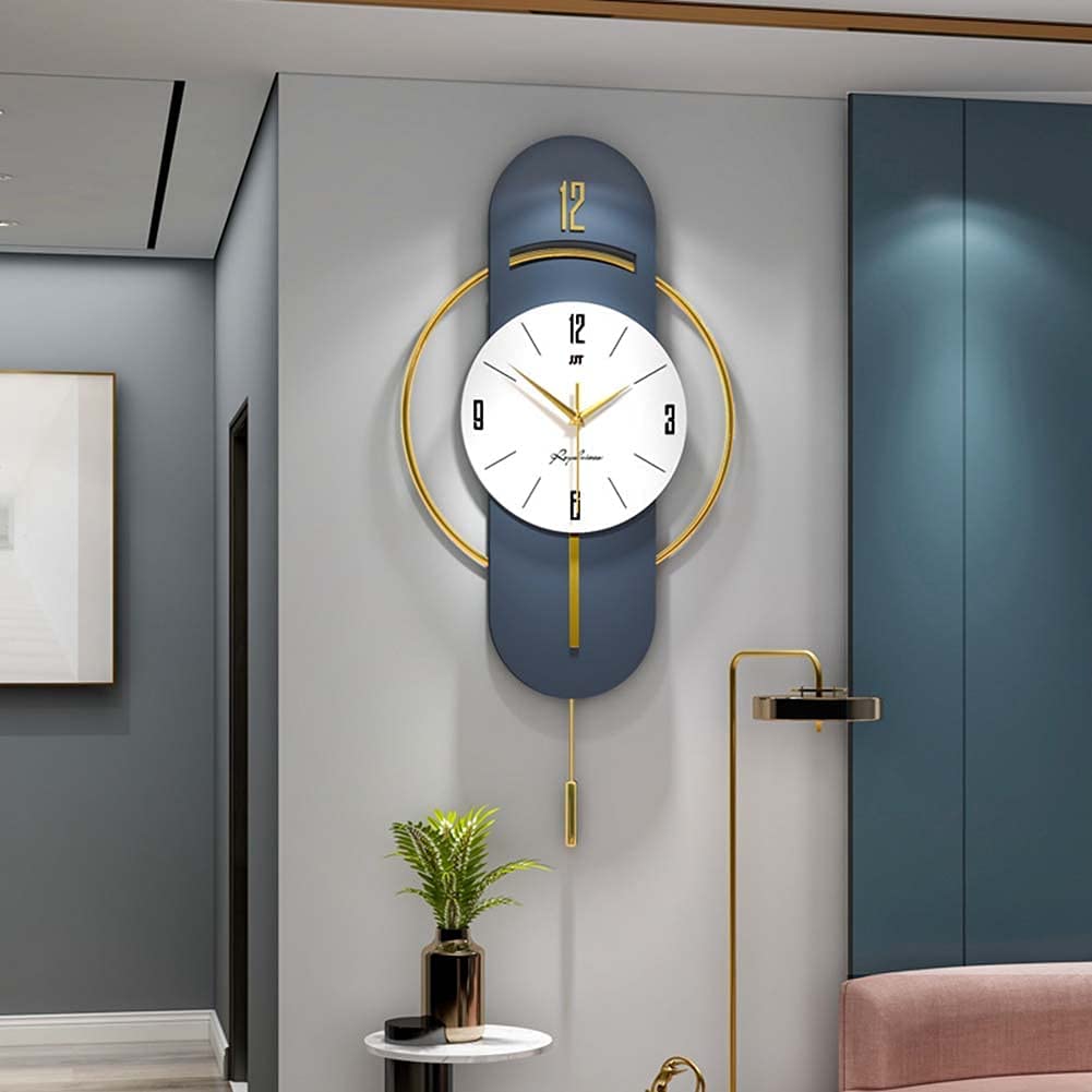 Wandklok Wandklokken Woonkamer Moderne Wandklok Decoratie Klok Stille Niet Tikkende Woonkamer Slaapkamer Gemakkelijk Te Lezen Klaslokaal (Color : A