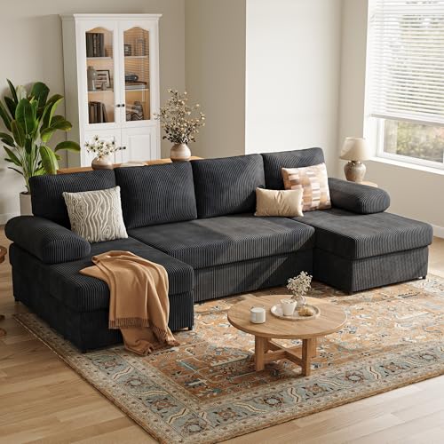 112 Inch U Shaped Sectional Couches for Living Room |