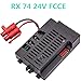 jiaruixin weelye RX74 24V Kids Powered Ride on car 2.4G Bluetooth Remote Control and Receiver Kit Controller Control Box Accessories for Children Electric Ride On Car Replacement Parts