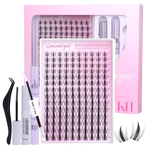 Geeneiya Manga Lash Clusters Kit