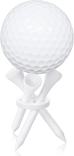 Gemscream 1 soporte de exhibición de pelotas de golf acrílicas, trípode para pelotas de golf, soporte de exhibición de pelotas de golf para