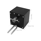 Aluminiowy Silnik do Grillowania, 8W 2 obr./min. Elektryczny Silnik do Rotisserie, 70kg ładowności, Silnik Elektryczny Grill Roaster do Grillowania Mięsa, Kurczaka, Indyka