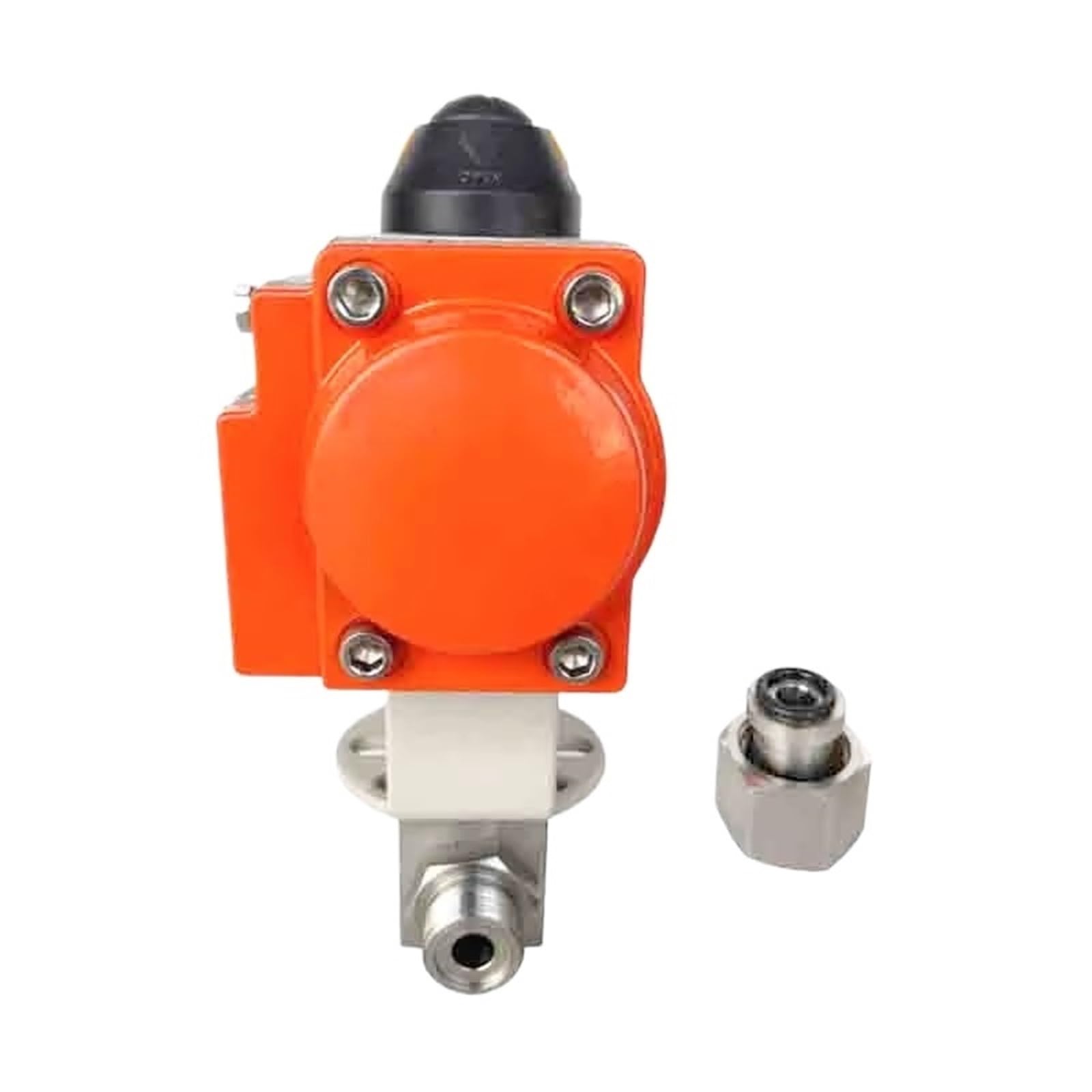 Válvula de Bola neumática 2 vías Alta presión, Hilo Femenino Acero Inoxidable 304, válvula nitrógeno hidráulica Grado Industrial 320bar | válvula solenoide(3/4")