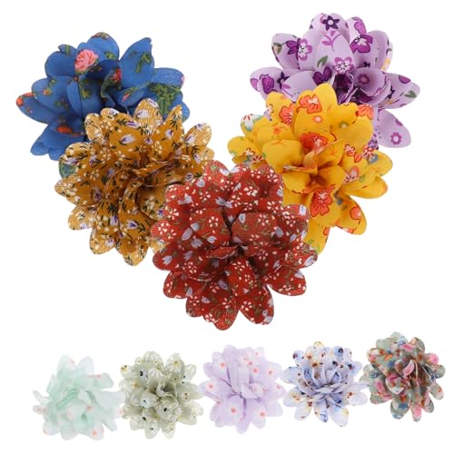 BESPORTBLE 50stücke Teiliges Hundekragen Blumen Dekorationen Leichte Pet Charms Für Geburtstag Weihnachten Halloween Für Fotoshootings Und Kostüme Bunte Farben Für Hunde Und Welpen