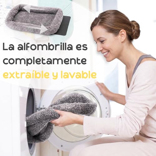 Transportín perro pequeño cómodo con correa ajustable para evitar dolores de espalda 7