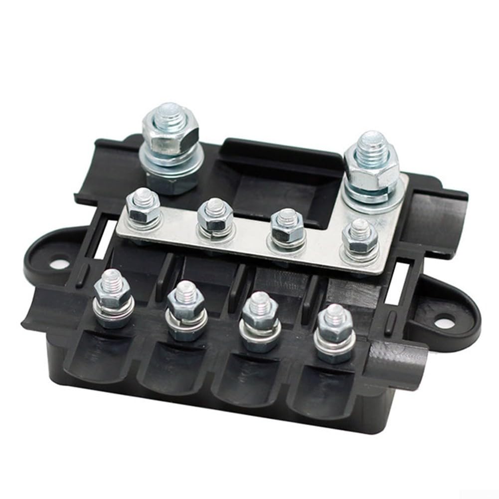 HpLive Boîte à fusibles pour Mega pour Midi 12 V et 24 V 5 voies Heavy Duty Power Distribution Bloc