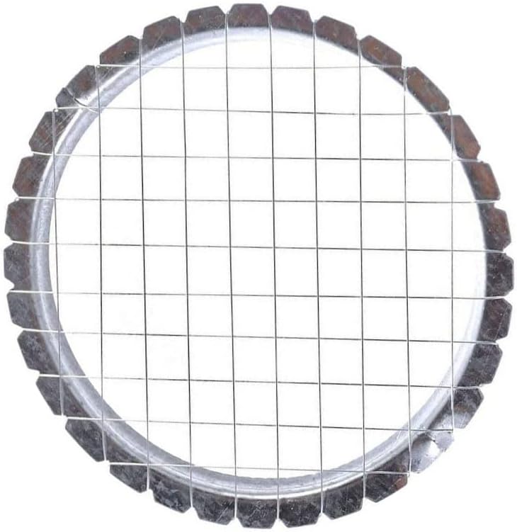 Potato Egg Slicer, Stainless Steel Round Vegetable Fruit Cube Grid Cutter Salad Dicer, Egg Cutters