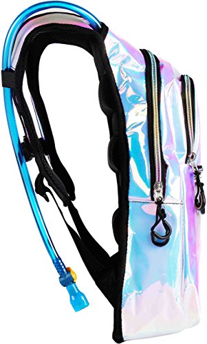 Image of Sojourner Hydration Pack, Hydration Backpack - Water Backpack with 2l Hydration Bladder, Festival Essential - Rave Hydration Pack Hydropack Hydro for Hiking, Running, Biking, Festival Gear