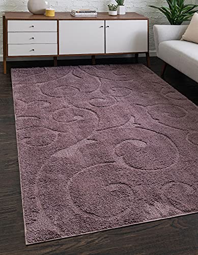 Tapete decorativo Rugs.com Botanical Shag 9'x12'