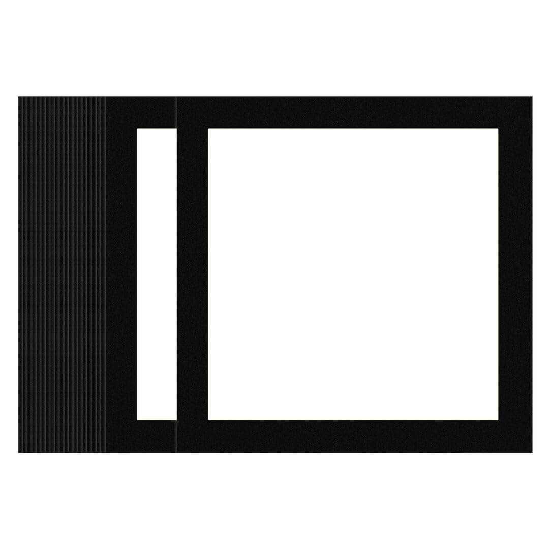 Alison Kingsgate 50X50CM Black Picture Mount - 40X40CM Aperture - Pack 20 — image 1