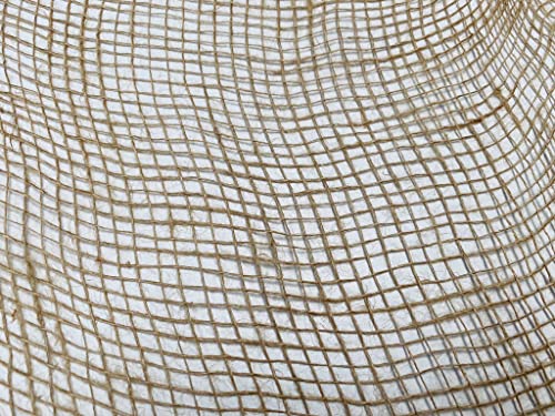 Hessian Scrim Netting Jute Fabric Sacking Material - Fine Natural Burlap Raffia Garden Net - 100cm Wide (3) - Image 2