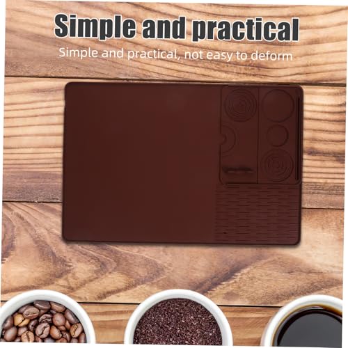 Silicona antideslizante de café con bandeja desmontable para tamper 6