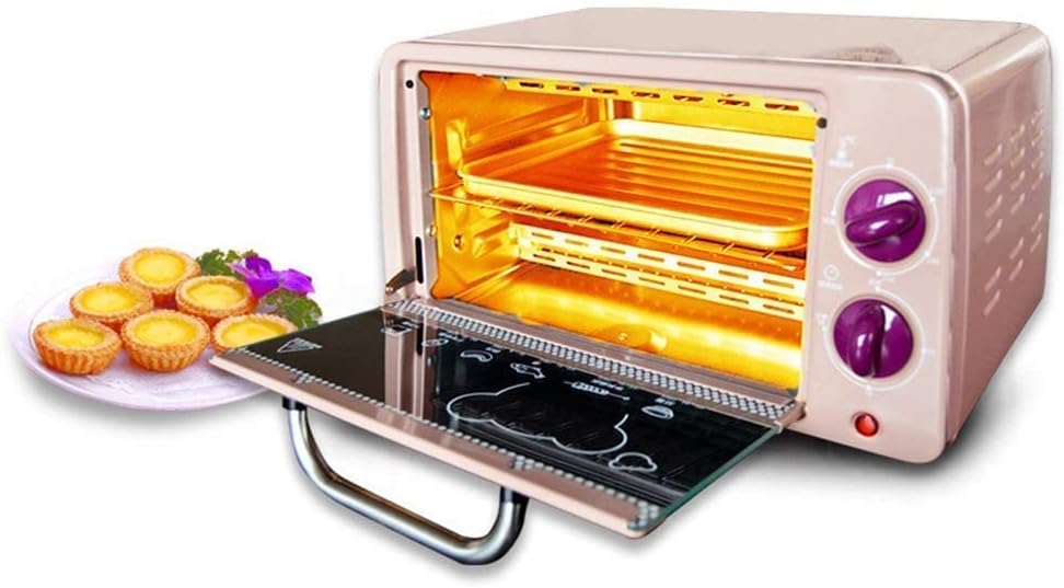 Mini Toaster Oven, Stainless Steel Kitchen Countertop Oven 10L Multi-Function Convection Countertop Toaster Oven