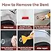 Manelord Dent Puller - Dent Remover with T bar Dent Puller and Upgraded Dent Puller Tabs for Car Dent Repair and Metal Surface Dent Removal